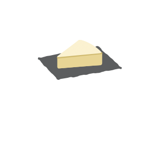 2 のりに乗せます